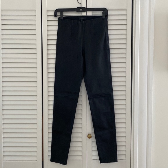 COS Pants - Leather pants COS
